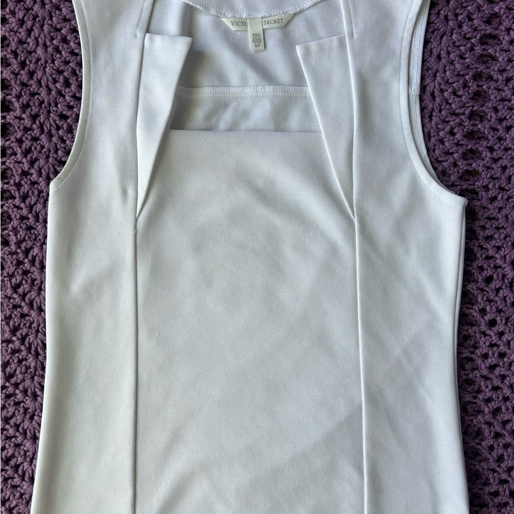 Victoria's Secret White Tank Top - Rare Find